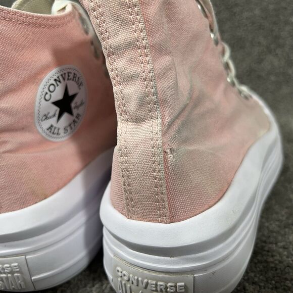 Converse CT All Star Move Hi Top A03544C Women’s Size 9 Flamingo Platform Shoes - Picture 7 of 14